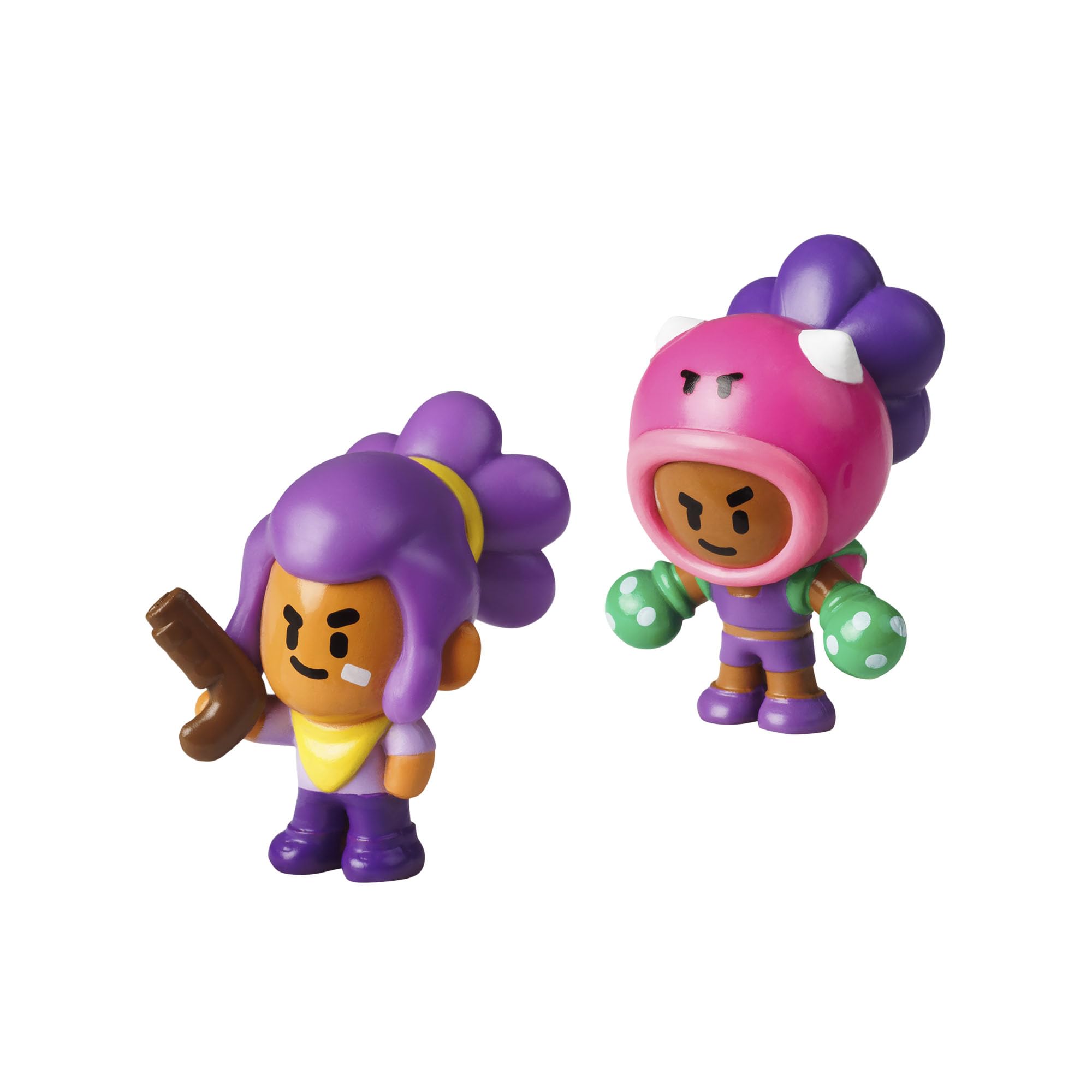 Bizak Brawl Stars Pack of 2 6 DM. Figures in Box, Selly and Pink Figures, (64112015-6)