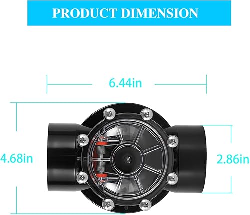 Miniatura 7 de 7305 Tipo Válvula de retención de piscina 180 grados 2 pulgadas a 2.5 pulgadas reemplazo para válvula de retención Jandy 7305 para piscinas y spas