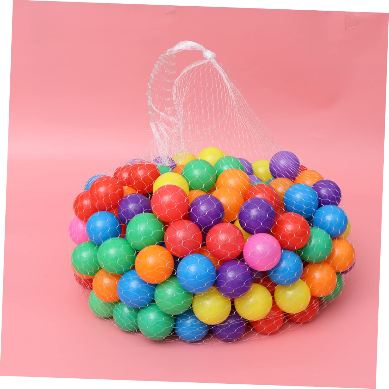 Vaguelly 200 Stück Pe Ozeanbälle für Bällebad und Laufstall Bruchsicheres Lernspielzeug der Hand Auge Koordination für Babys und Kinder Zufällige Farbe