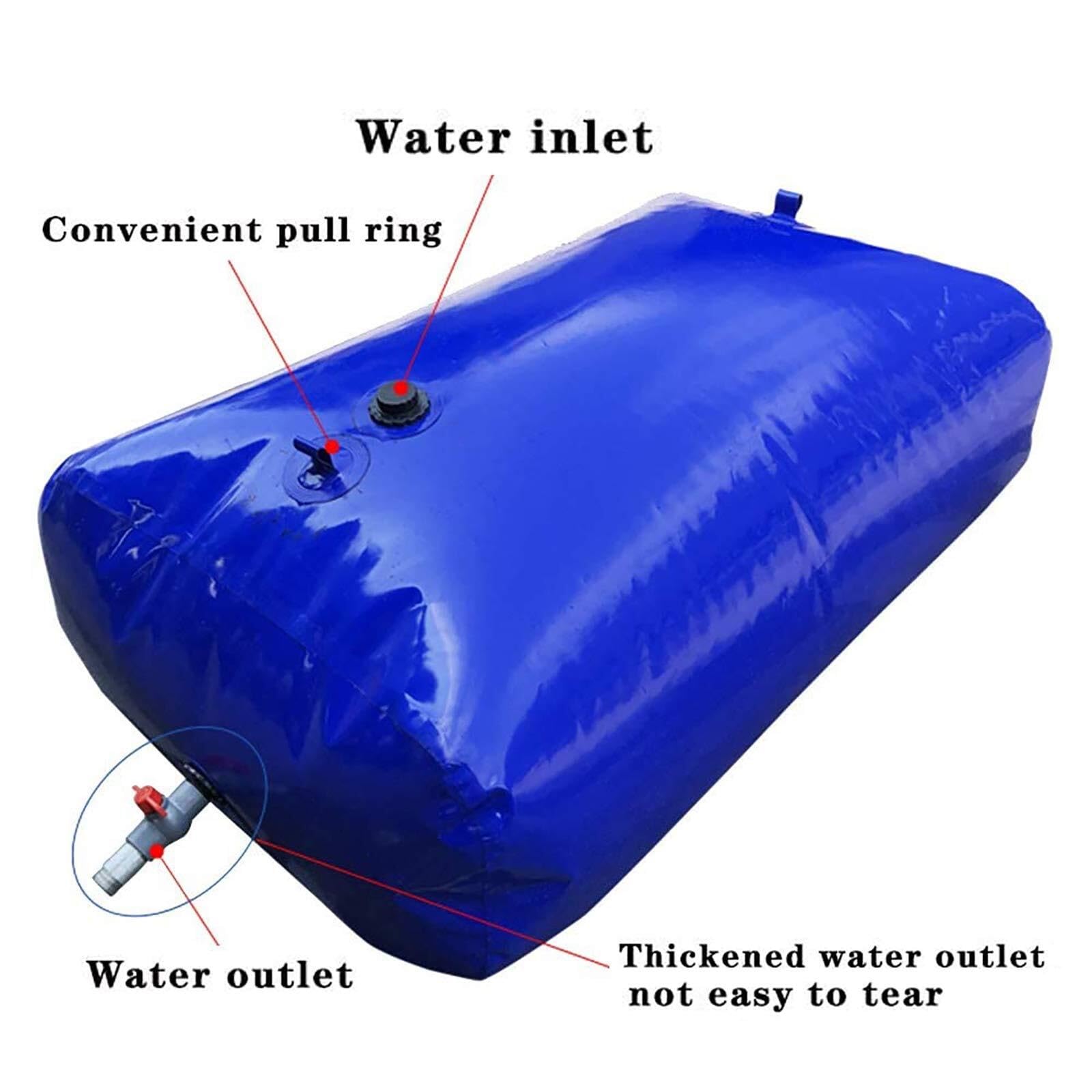 Depósito de Agua Flexible Bolsa de Bomba for Almacenamiento Agua, Grande, portátil, for jardín, for Montar en vehículo, Utilizada Pre-Loading Bag for Bridges