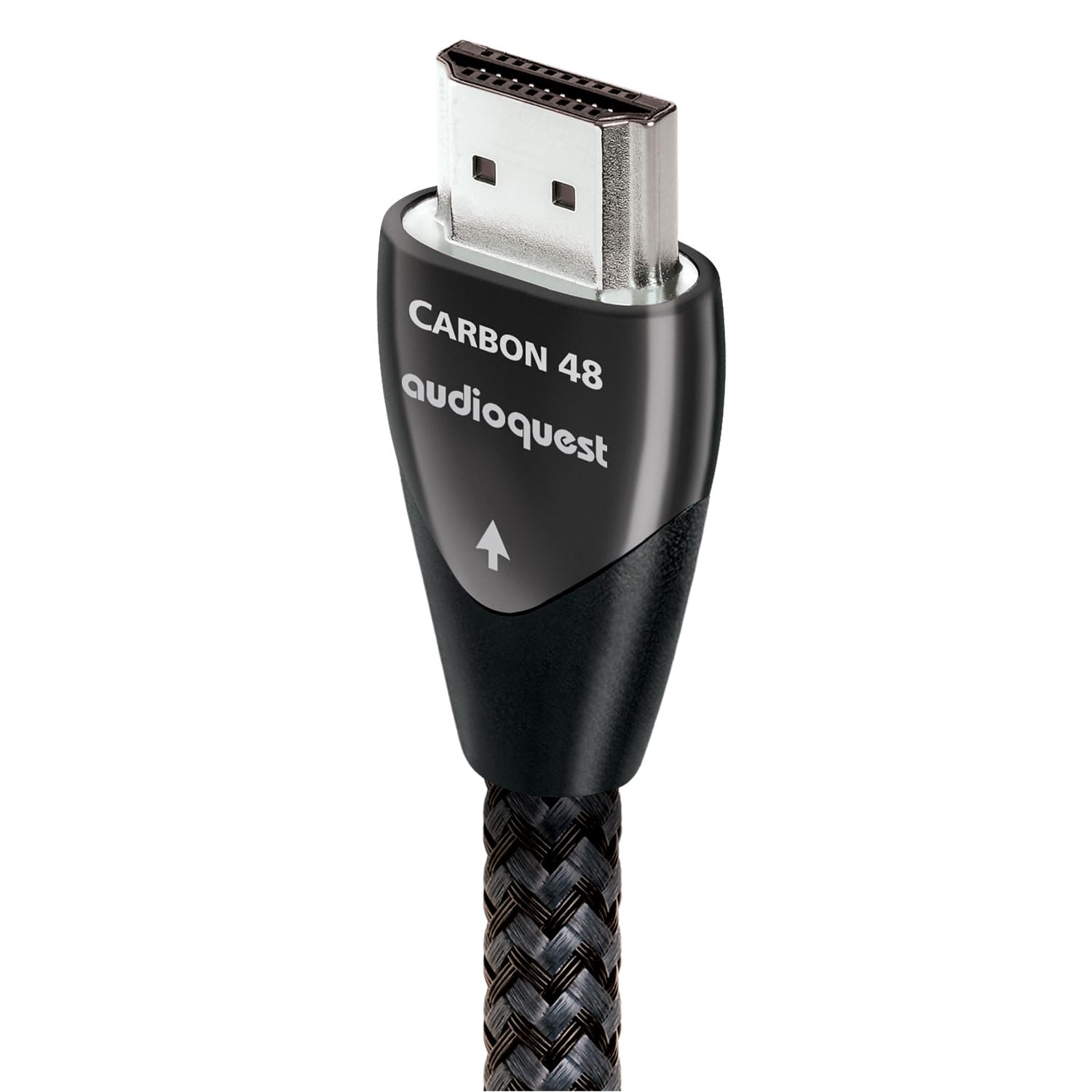AudioQuest Carbon 48 2.1 - Cavo HDMI 8K/10K Ultra HD, per videogiochi, ad alta velocità, 48 Gbps, HDR, eARC, 2,25 m