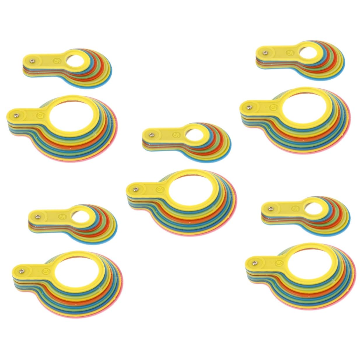 Hohopeti 10ensembles Outils De Mesure De Fruits De Cercles De Classification Pour Mesure Précise Des Poires Et Pratique Et Pour Classement