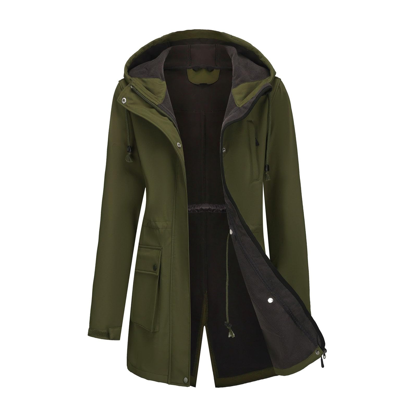 Regenjacke Damen Wasserdicht Outdoor Mantel Windjacke Windbreaker | Parka Wanderjacke Damen Wasserdicht Atmungsaktiv Leichte Begleitung für Freizeit und Reisen mit flexiblem Einsatz im Alltag