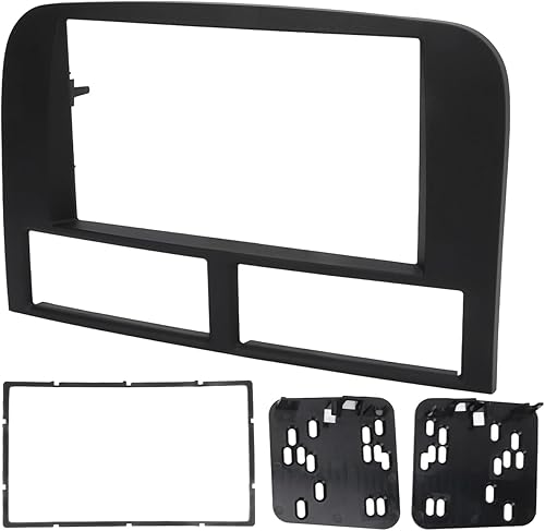 Fydun Kit de tablero de instalación doble DIN para instalación de salpicadero, ajuste de audio estéreo, decoración de bisel para 19992004