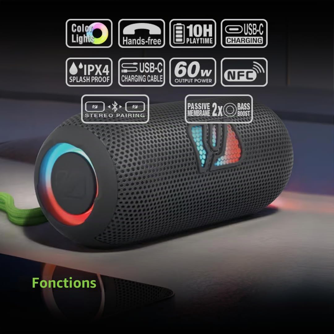 Enceinte Nomade Bluetooth Noir - M790BT