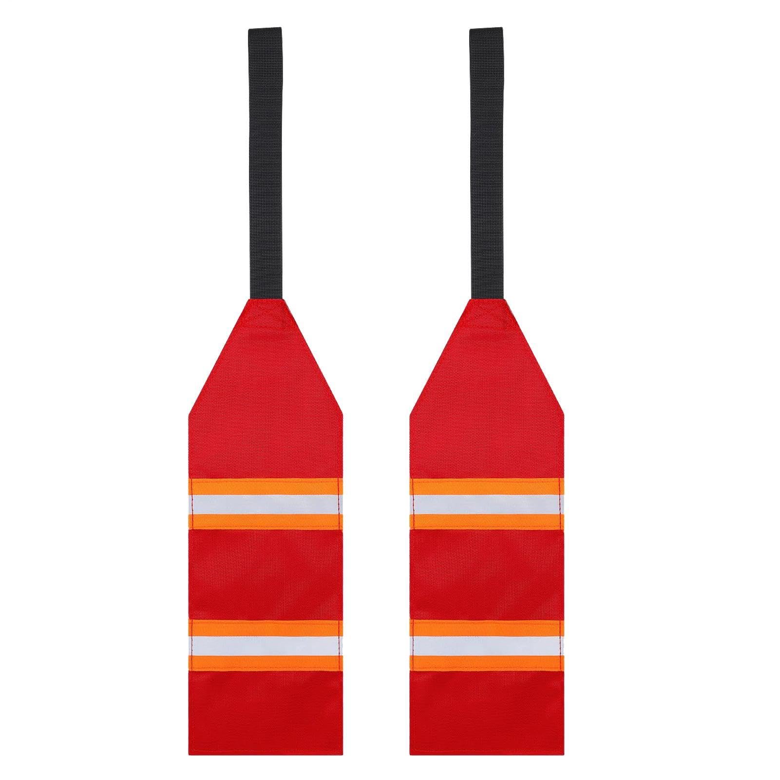 Banderas de seguridad para kayak reflectantes contra visibilidad baja