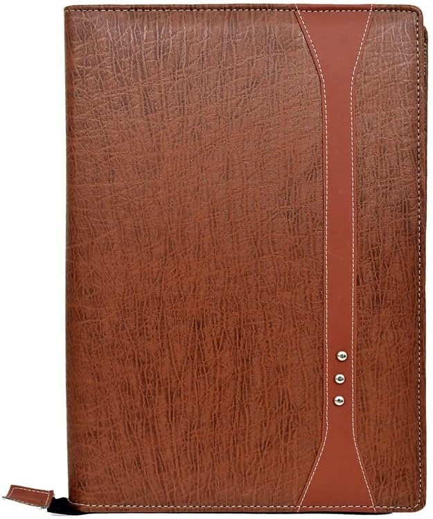 FUTURE X 20 Leaf Multipurpose Leatherette Professional File Folders for Certificates, Documents Holder, Portfolio, Executive File Legal Size Documents Holder for Men and Women (3 Button B4 Size)