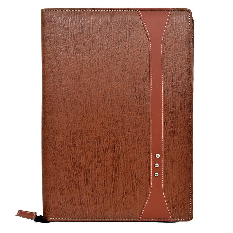 Image of FUTURE X 20 Leaf Multipurpose Leatherette Professional File Folders for Certificates, Documents Holder, Portfolio, Executive File Legal Size Documents Holder for Men and Women (3 Button B4 Size)