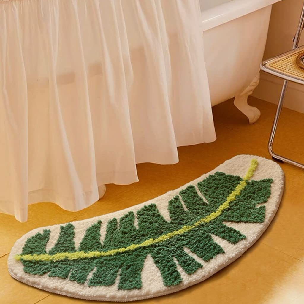 Squisito Tappeto da Bagno in Cotone Morbido Peluche Peloso Lavabile Tappeto shag Tappeto Antiscivolo Tappeto Creativo Cucina Interna Camera da Letto Soggiorno Comodo