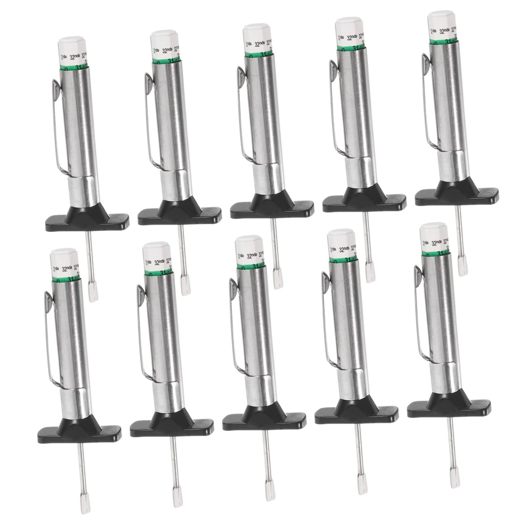 MAGICLULU 4 Sätze Reifenprofiltiefenmesser Teiliges Präzisionsmessgerät Für Autoreifen Tragbarer Tread Depth Gauge Für Einfache Und Von Fahrzeugen 10 Stück * 4