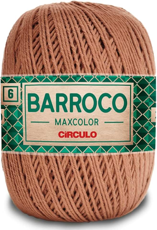 Barbante Círculo Nº 6 Barroco Maxcolor - 452m - 400g - Castor 7603