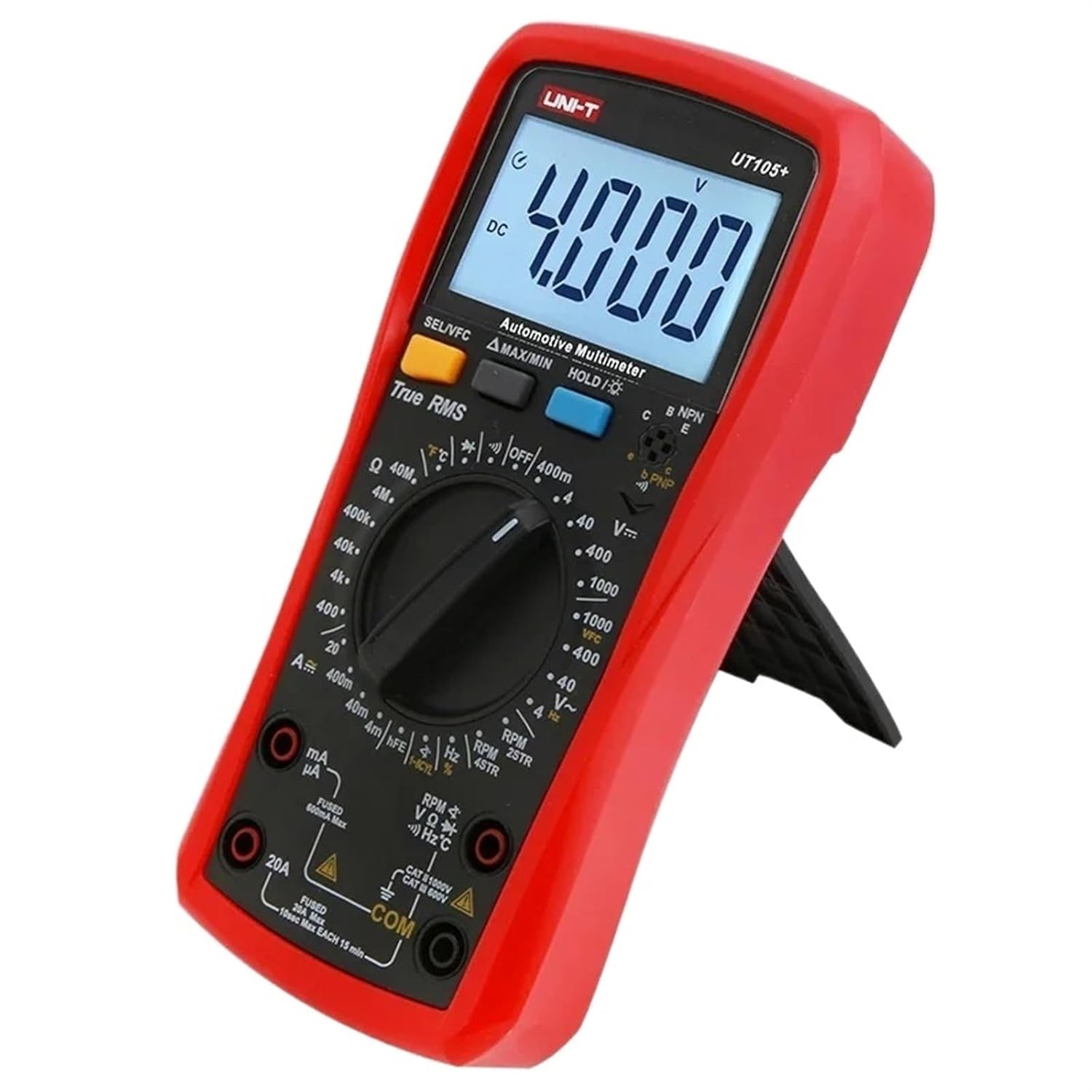 UT105+ UT107+ Digital Automotive Multimeter Car AC Current Tester Voltmeter Capacimeter Frequency Meter Temperature(UT107 Plus)
