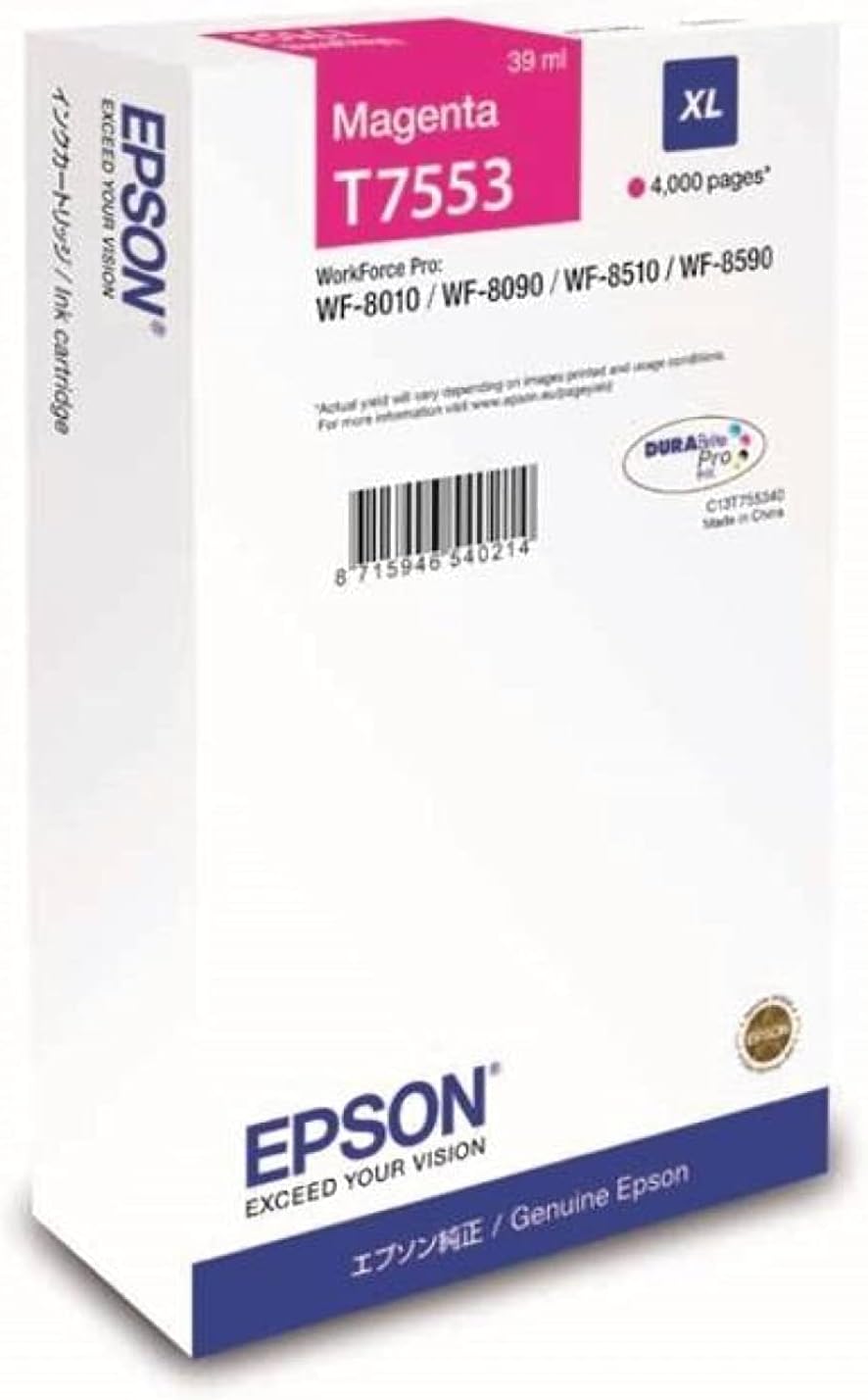 Epson Wf-8xxx Seriesinkcartr.xlmag. Pigment ink durabrite pro s
