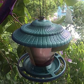 Amazon バードフィーダー 野鳥 用 給餌器 餌台 吊下げ 広い フィードスペース 簡単 野鳥フードフィーダー 小鳥 鳩 野鳥観察 吊下げ 鳥給食器 鳥の餌入れ 給餌器 餌台 餌場 鳥の差し餌用品 おしゃれ インテリア A Wifehelper 餌入れ 通販