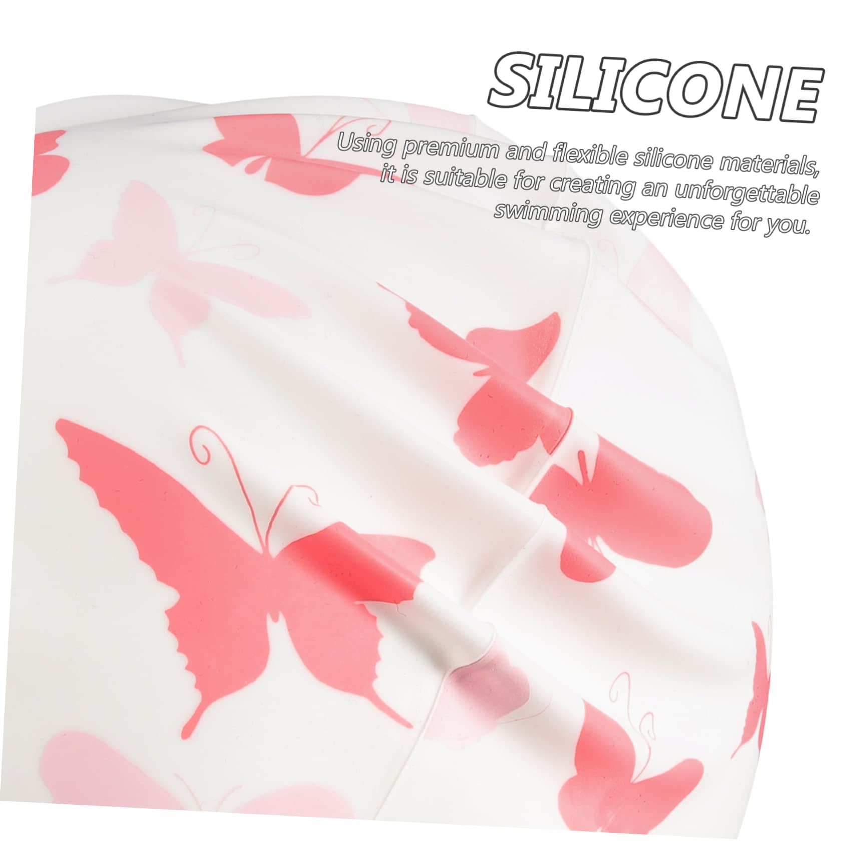 STOBAZA 5piezas Gorro De Natación De Silicona Flexible para Cabello Protección Agua Gorro Reutilizable para Adultos Diseño Elegante y Cómodo para Natación