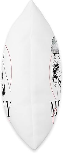 Miniatura 2 de Wilsigns Dogo Argentino Christmas Funny Santa Dogo Argentino Merry Christmas mom Dog Throw Pillow 16x16 Multicolor