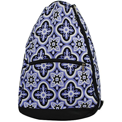 NGIL Quatrefoil Paradise Tennis Racquet Holder Backpack2