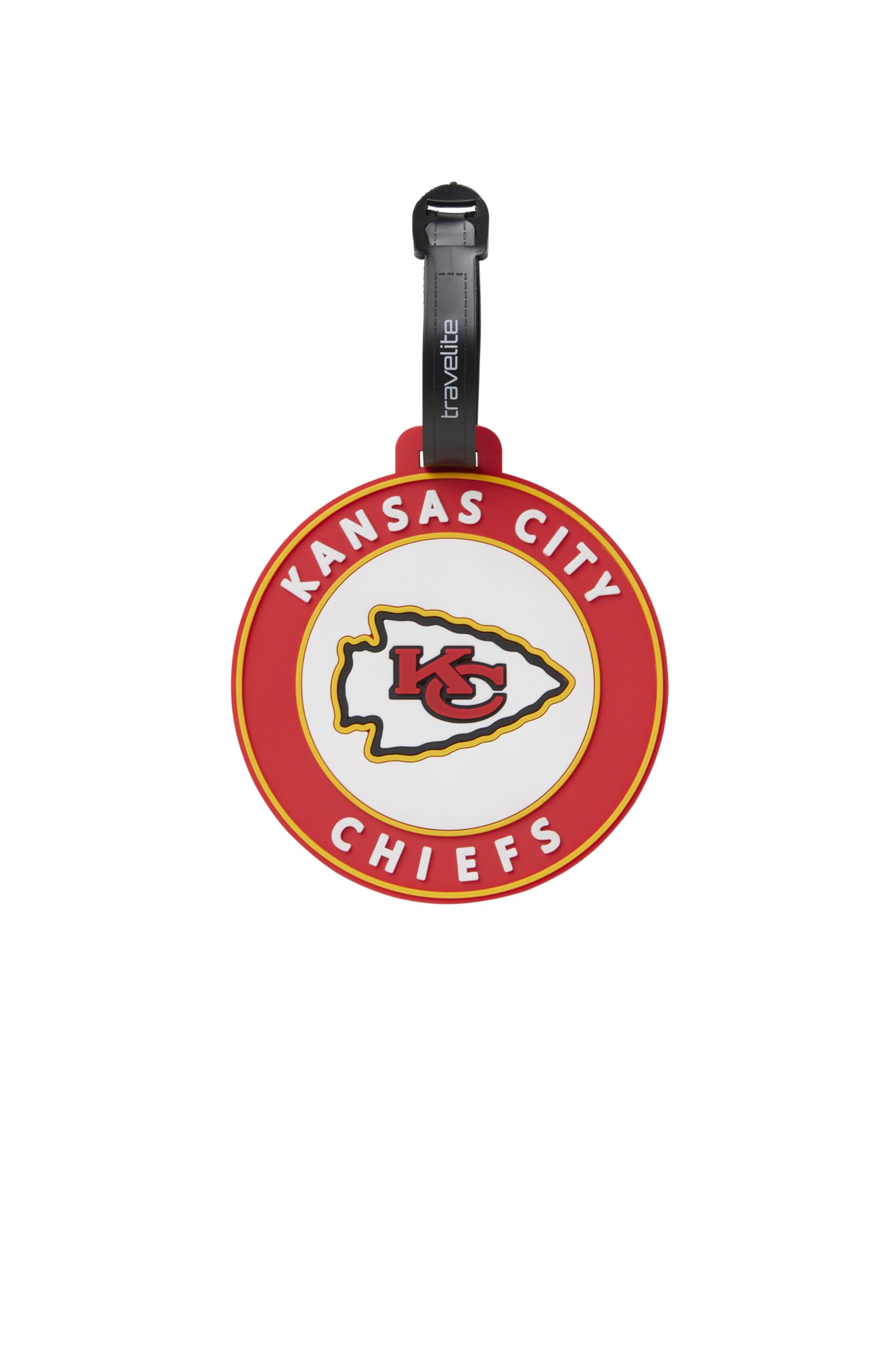 Travelite NFL NFL Luggage Tag Luggage Tag 9cm, Kansas City Chiefs, Kofferanhänger 9 cm, NFL Luggage Tags