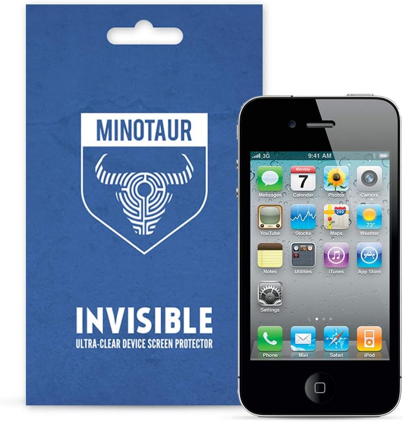 Apple iPhone 4 / 4S Screen Protector Pack, Super Clear by Minotaur (6 Screen Protectors)