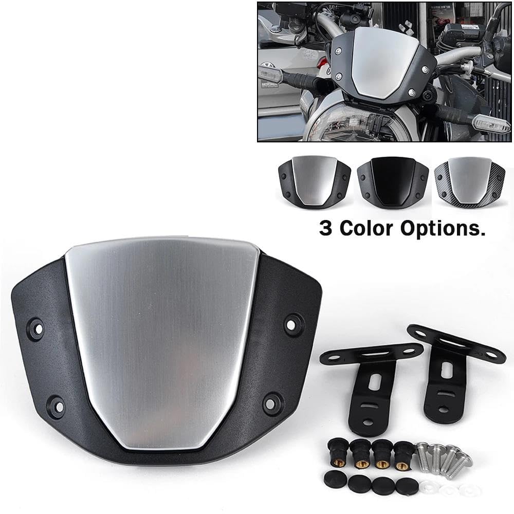 Do Hondy CB125R CB250R CB300R 2018 2019 2020 2021 Szyba Przednia Deflektor Wiatru Przedłużenie szyby motocykla(Model 3)