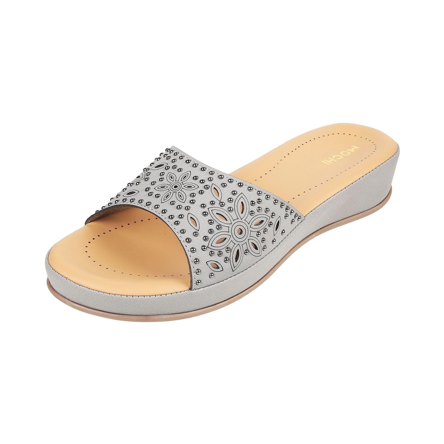 Mochi Women Grey Comfort & Fashion Wedge Heel Sandal UK/8 EU/41 (44-58) (B0CB8TH2MJ) Amazon Price History, Amazon Price Tracker
