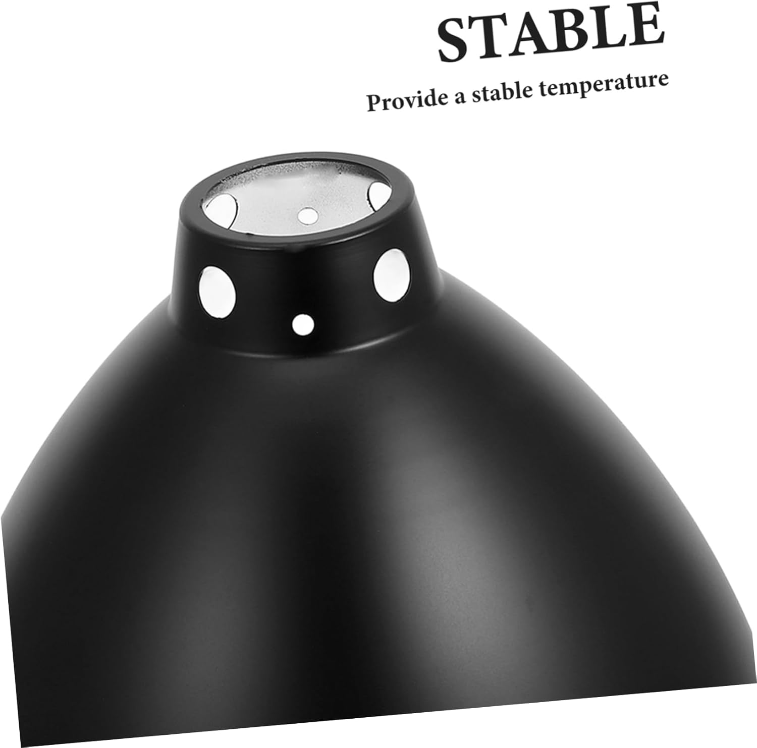 2pcs -scald Reptile Heat Lamp Reflector Cover Basking Light Shade for Optimal Light Utilization for Bearded Dragons Turtles and Lizards