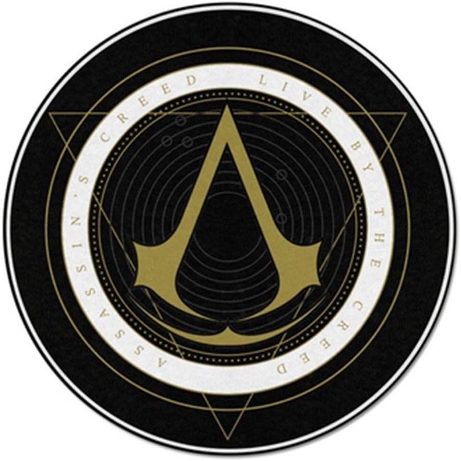 Assassin's Creed Blanket, Flannel Fleece in Double sided Digital printing, Round Blanket, 60 INCH