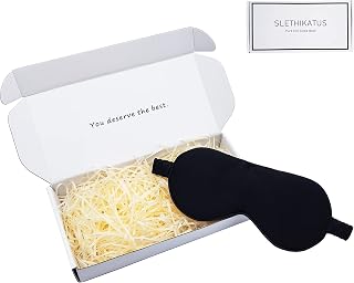 SLETHIKATUS 100% Silk Eye Mask for Sleeping Sleep Mask for Women Silk Face Mask  - Compare price