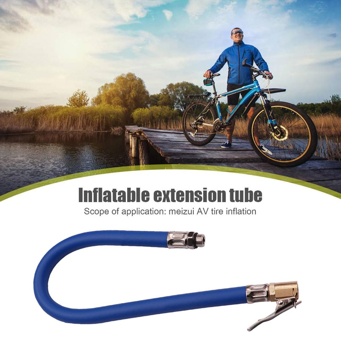 Adattatore Per Gonfiare Ruote Bici Valvola Per Gonfiaggio