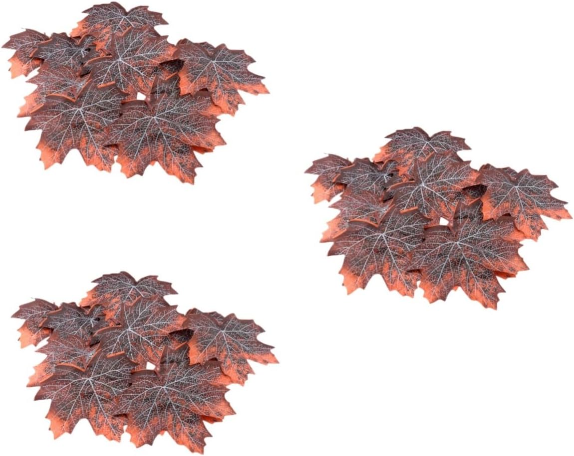 DOITOOL Leaf Litter Reptile 36 Pcs Decor Terrarium Supplies Leopard Gecko Supplies Pet Supplies Hermit Crab Animal Supplies