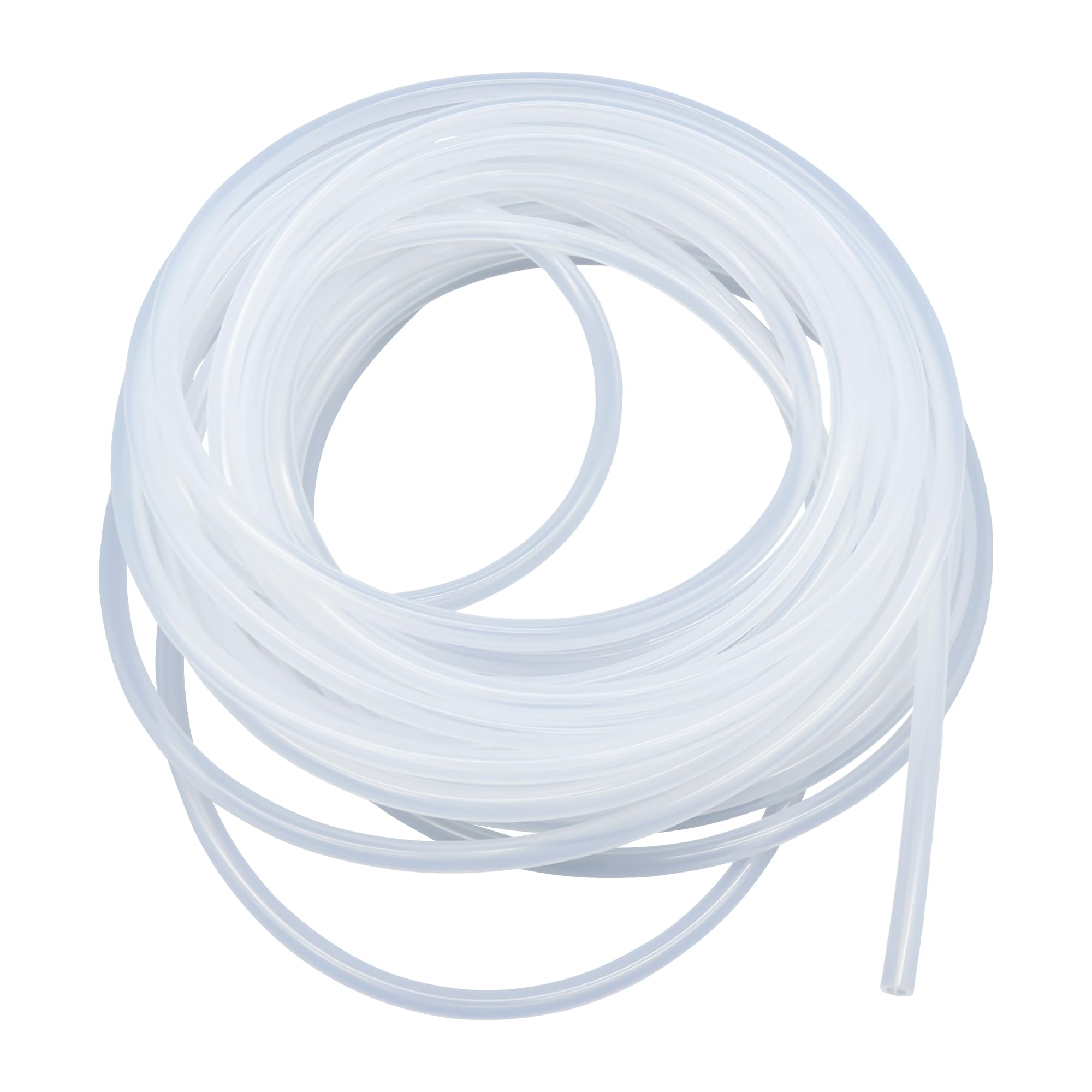 LAVMHAB Silicone Tubing Food Grade Hoses 9mm ID x 12mm OD 8m (26.2ft), Flexible Silicone Rubber Tubes Water Air Pipes