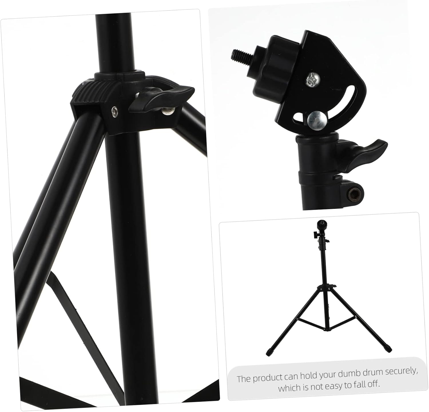 Drum Practice Storage Rack Metal Drum Stand for Dumb Drum Snare Drum Accessory Drum Bracket Sturdy and for Long-term Use