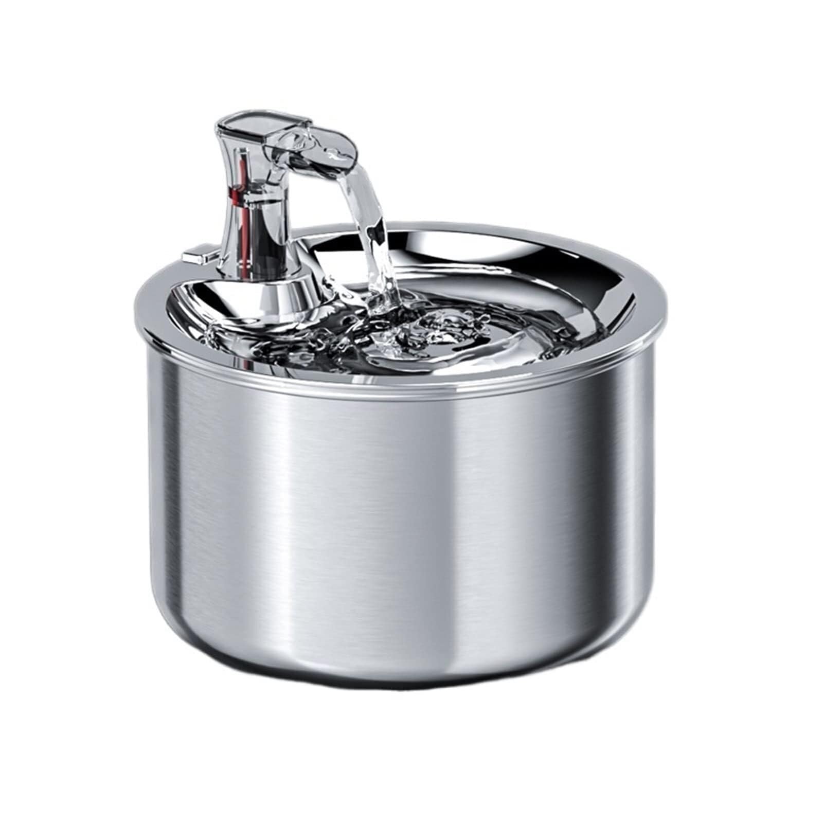 Cat Water Fountain, 304 Stainless Steel Pet Drinking Dispenser with Motion Sensor & Triple Filtration