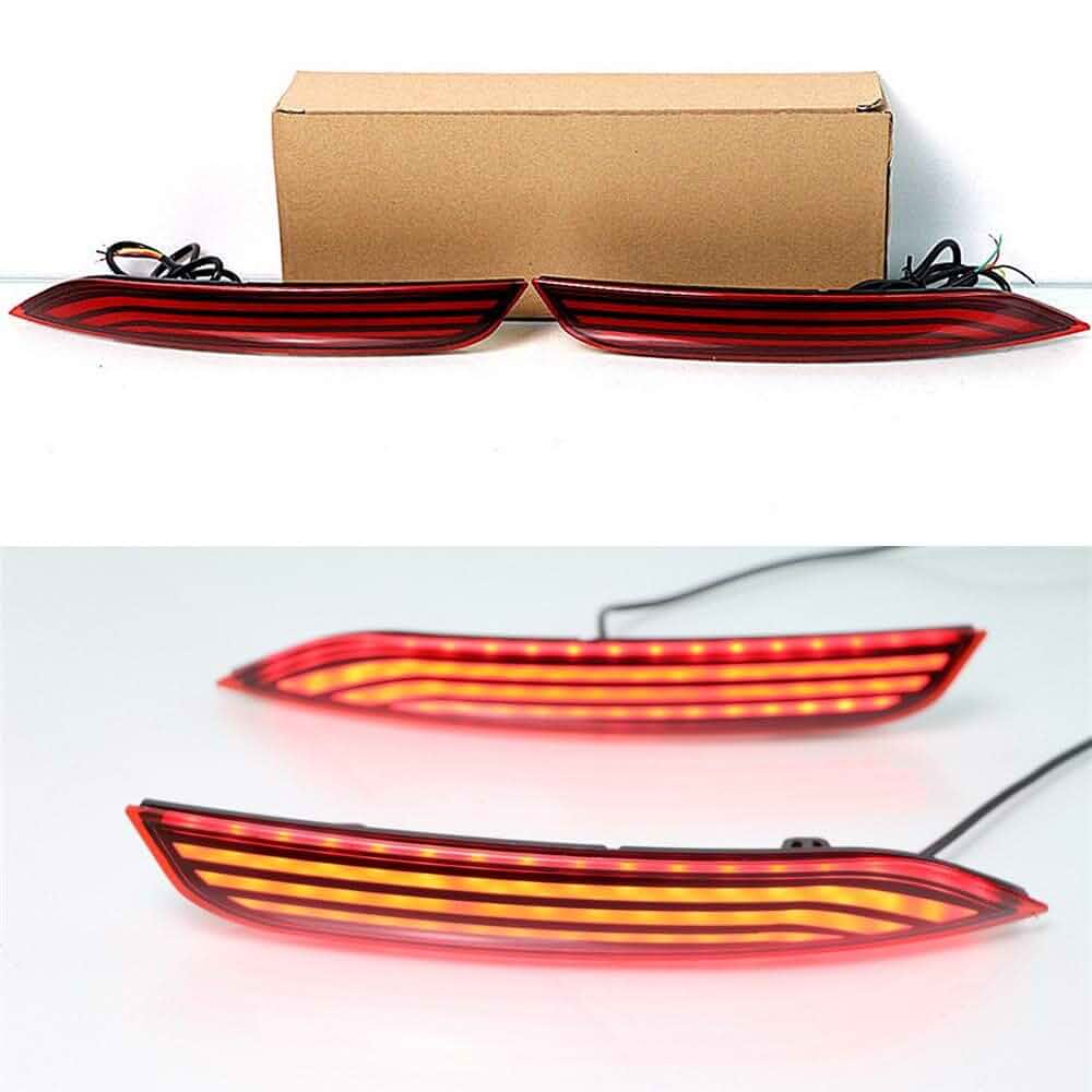 LED Night Driving Light Brake Light Streamer Turn Signals Light for Volkswagen Polo Hatchback 2014-2018