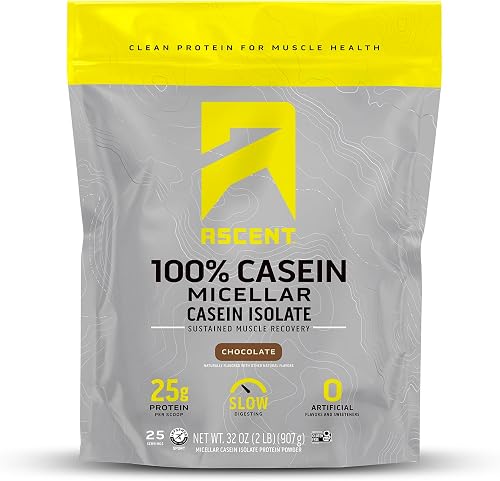 Ascent Micellar Casein Protein Powder