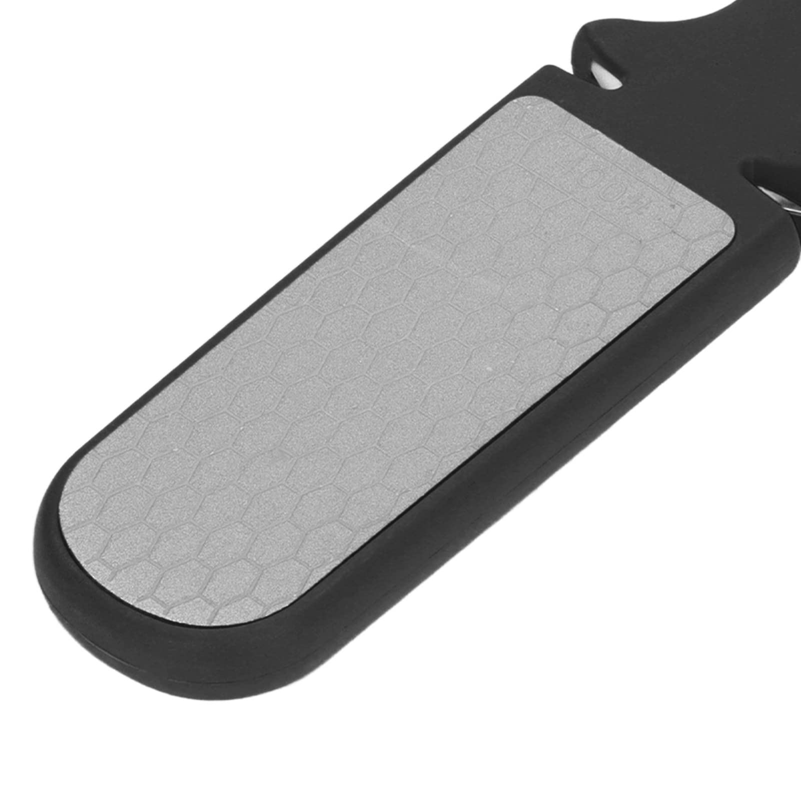 Wielofunkcyjna ostrzałka do noży 6 w 1, dwustronna, do kuchni, na kemping, do ostrzenia kamienia (BLACK)
