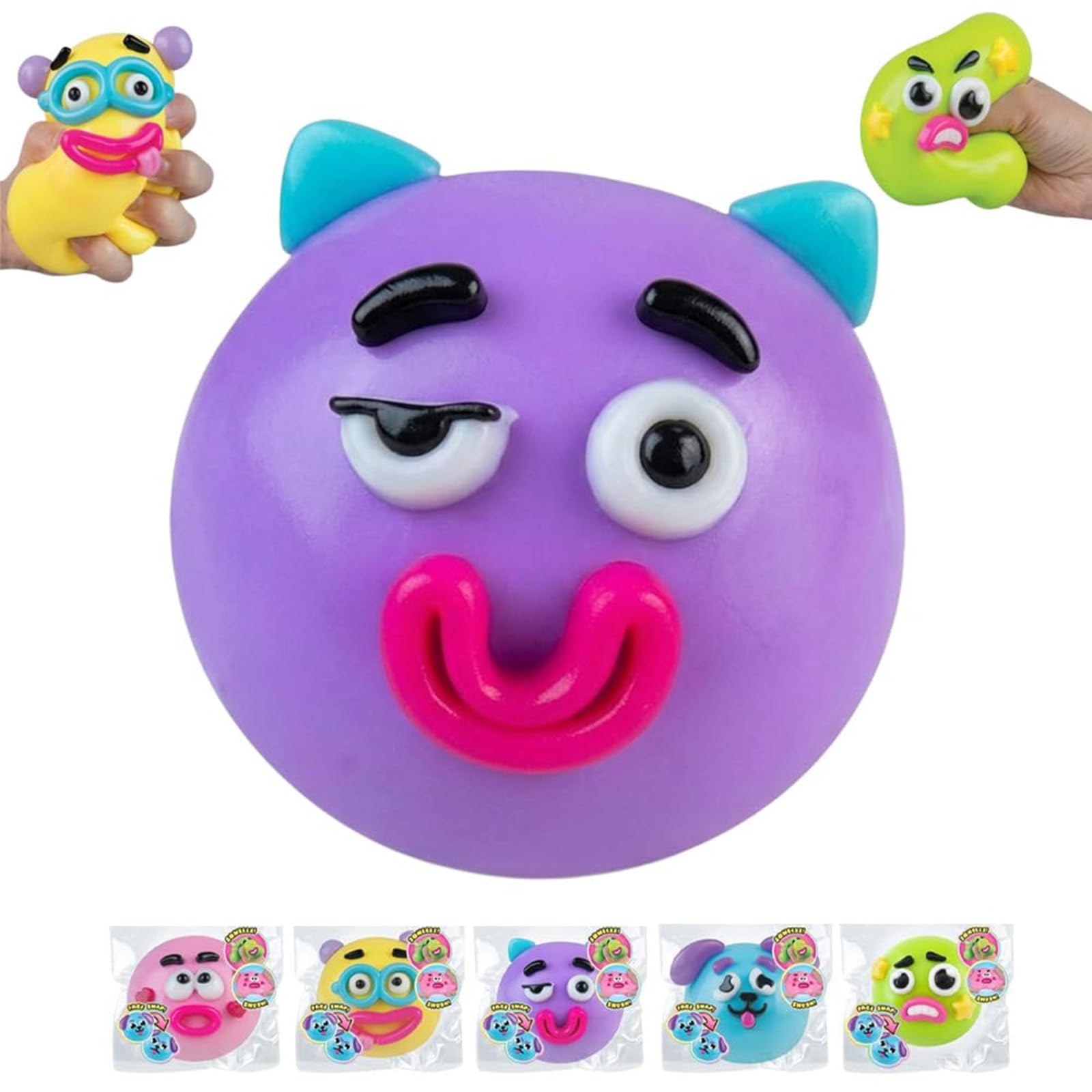 Smushers Squishy, Squishy Fidget Toys for Study & Office, Soft Slow-Rising Material Soothes Anxiety in a Fun Way, Suitable for Everyone