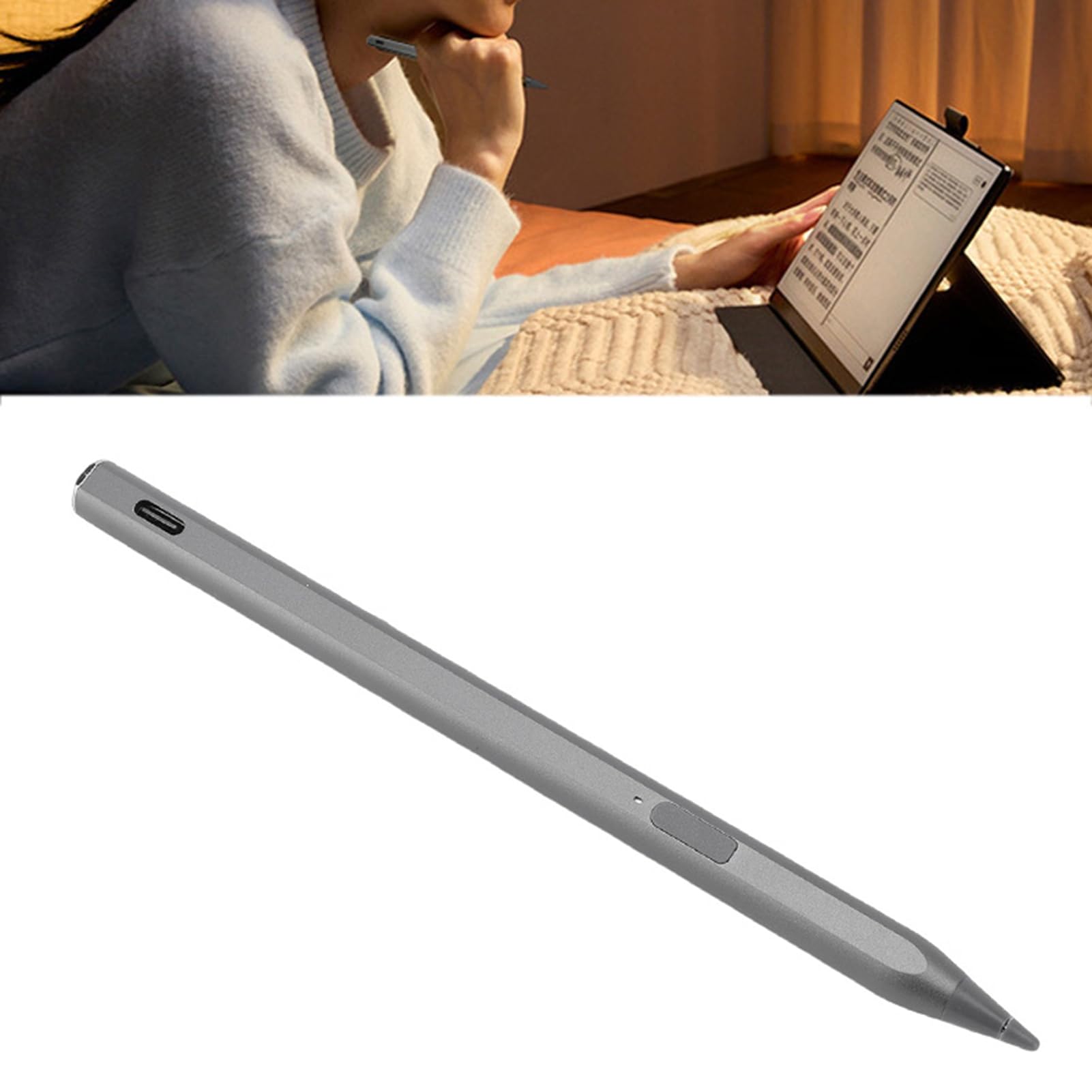 Penna Stilo Ricaricabile Ad Alta Precisione per ReMarkable Paper Pro con Design Magnetico e 4096 Livelli di Pressione per Uso Professionale (Appannamento)