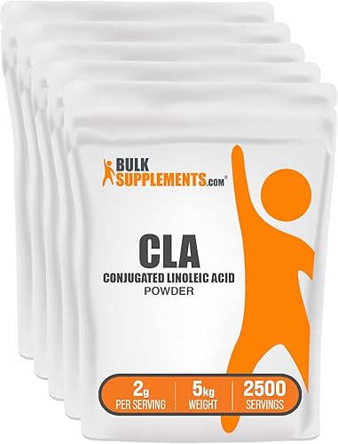 Vista 12 de BulkSupplements. com Polvo de ácido linoleico conjugado – Suplemento de CLA, suplemento nutricional – Sin gluten, 0.07 oz por porción, 250 g