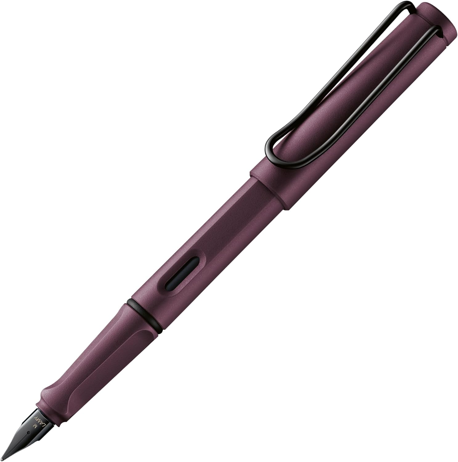 Lamy Safari Scarlet Rollerball Pen - Timeless Classic Pen with Ergonomic Grip & M Line Width - Robust ASA Plastic Housing - with M 63 Rollerball Refill in Blue