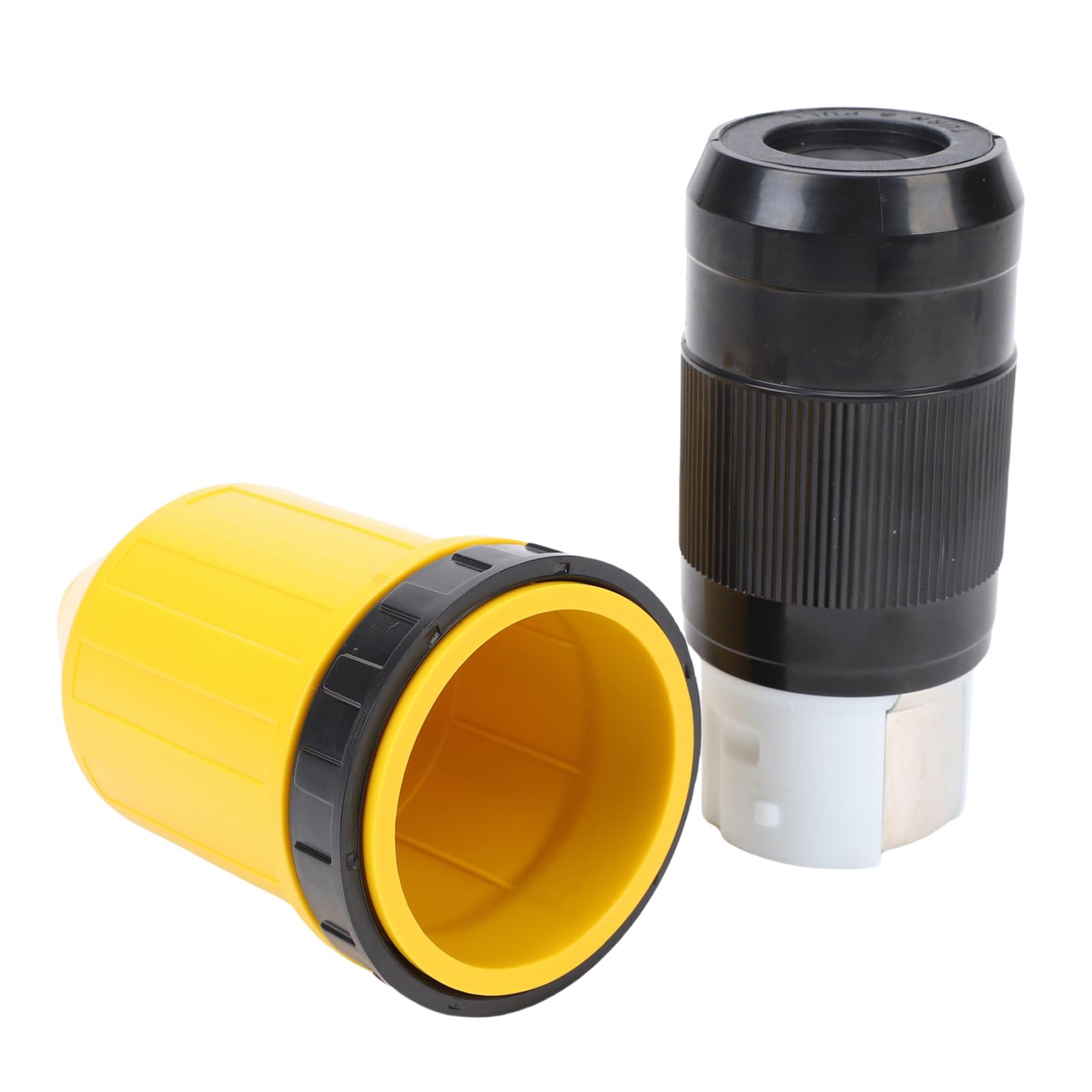Prise de Verrouillage par Torsion pour Cordon d'alimentation 50 A pour Camping-car, Conception étanche et Anti-poussière, Matériau ABS Robuste, Connecteur de Quai Femelle NEMA SS2 50R, pour