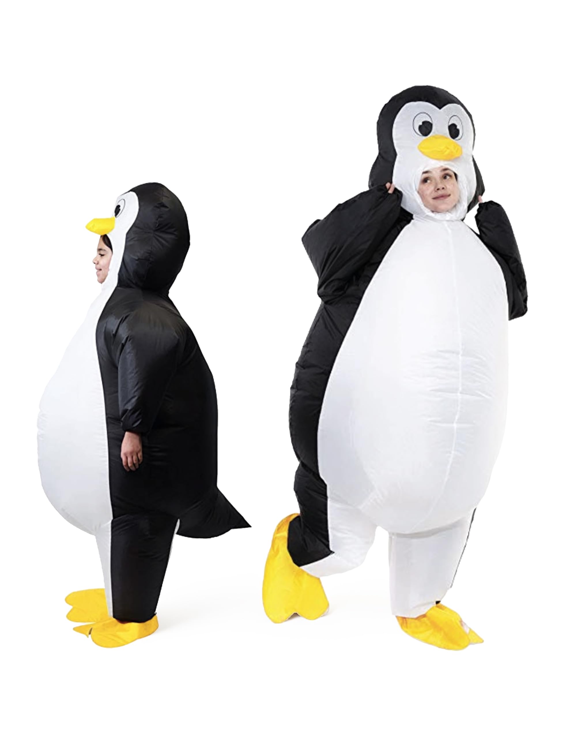 Spooktacular Creations Disfraz inflable de pingüino para Halloween, traje de cuerpo completo para fiestas temáticas de cosplay de adultos