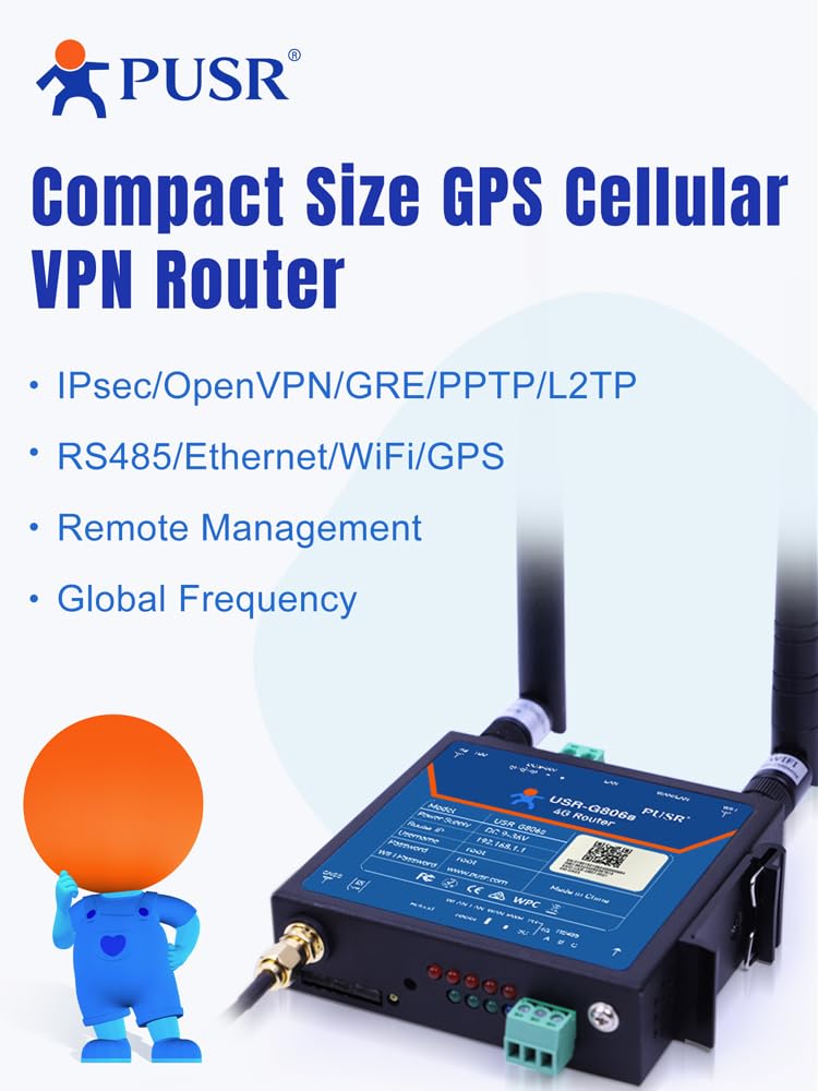 Routeur industriel 4G LTE Global Band avec 1 WAN/LAN, 1 fonction GPS LAN, port série OPENVPN RS485 amélioré, prise en charge du WiFi et de l'accès à distance, configuration par lots, alarme