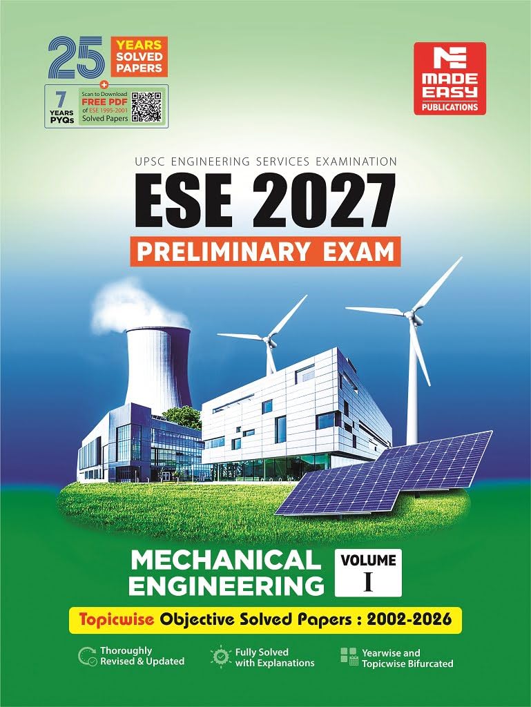 ESE 2027 Mechanical Engineering Objective Solved Paper Vol-1 - Image 1