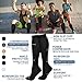 BLUEMAPLE Compression Socks for Women and Men, Best for Running, Athletic Sports, Crossfit, Flight Travel, Suits Nurses, Maternity Pregnancy, Shin Splints, Below Knee High, Assorted 1-S, 6 Pairs