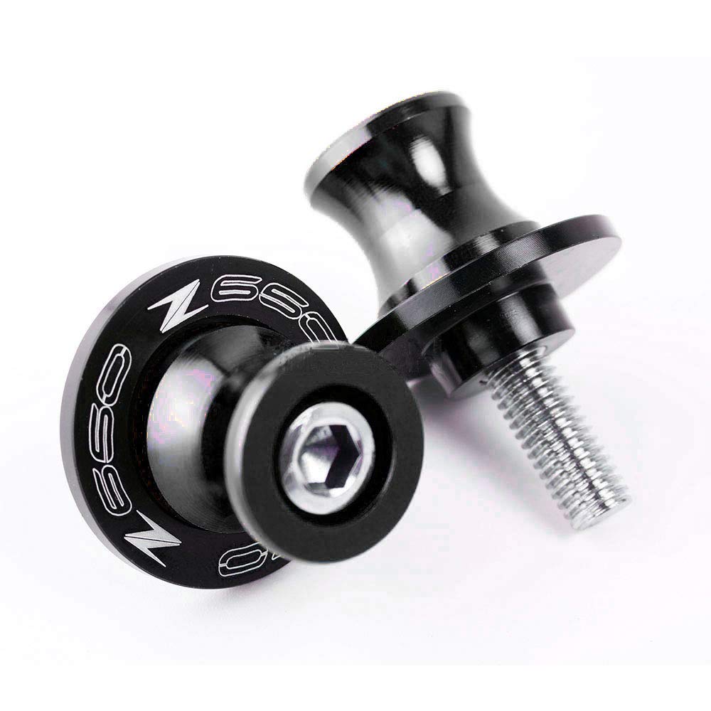 Z650 Z900 2017-2025 Motorcycle M8 Swing arm Sliders Spools 8mm for Ninja650 Z650 Z650RS Z900 2017 2018 2019 2020 2021 2022 2023 2024 2025-Black
