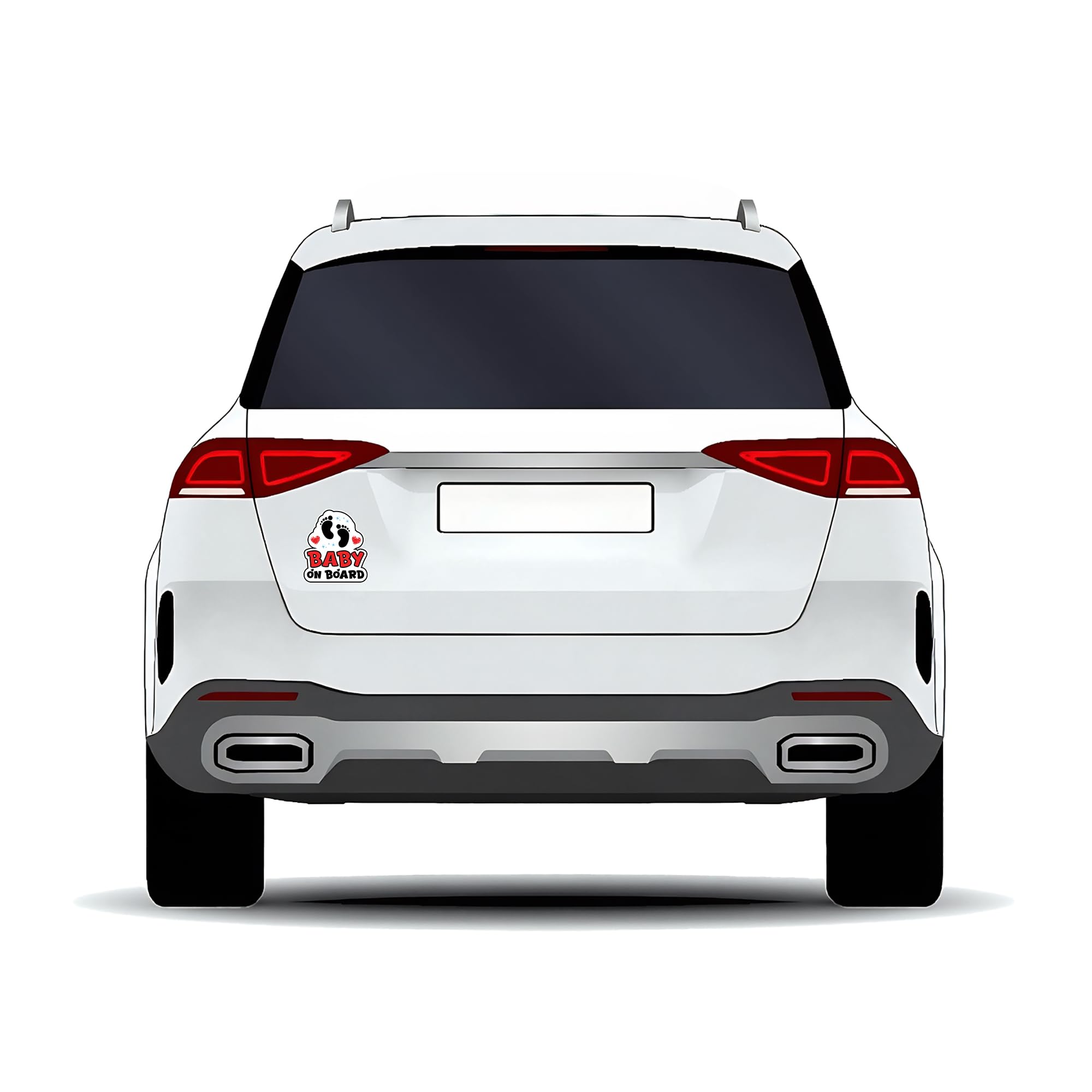 Baby On Board Car Sticker, Premium 3M Vinyl Decal with Bubble-Free Application - Image 2