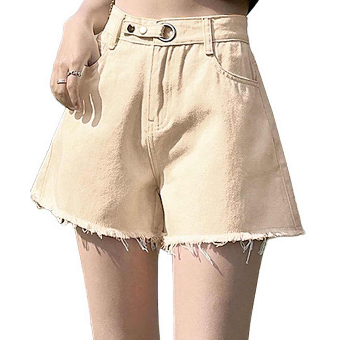 Amazon | [アイカ] デニム ショートパンツ ショーパン