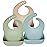 Eascrozn Silicone Baby Bibs for Boys Girls, 3 Pack Soft Adjustable Silicone Bibs for Babies Toddlers, BPA Free, Waterproof Bibs for Baby Eating Essentials Baby Gifts
