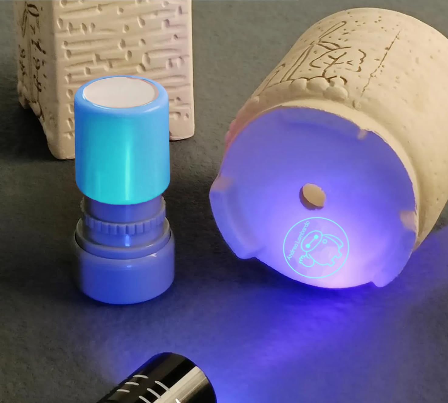 Amazon.com: Personalized Your Own Fluorescent Stamps, Magic